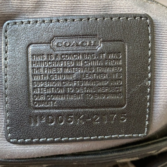 Coach Black Signature Optic C Satchel Bag - Picture 13 of 13